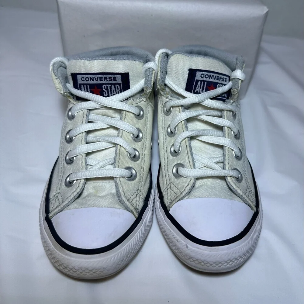 Converse Kids High-Top Sneakers - White